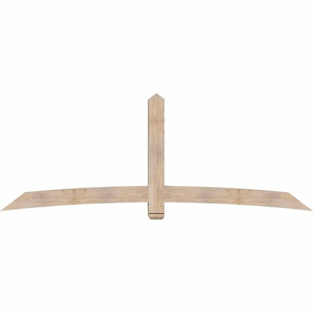 Ekena Millwork Bellingham Smooth Timber Gable Bracket, Douglas Fir, 108"W x 40"H x 5 1/2"D x 5 1/2"F, 9/12 Pitch GBW108X40X0606BEL00SDF